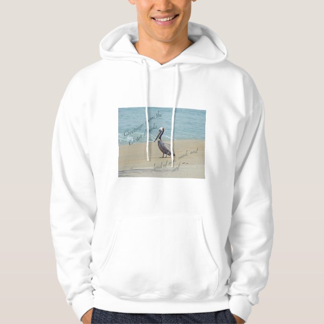 Gruß von Außenbanken OBX NC Hoodie (Vorderseite)