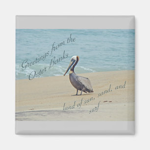 Gruß von Außenbanken OBX NC Magnet