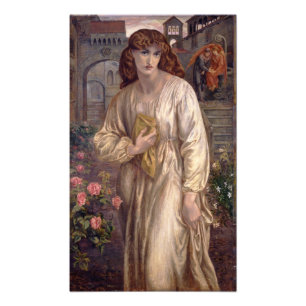 Gruß von Beatrice durch Dante Gabriel Rossetti Fotodruck