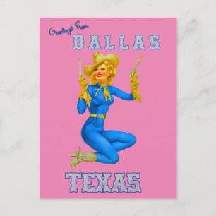Gruß von Dallas Texas Postcard Postkarte