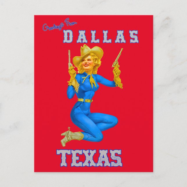 Gruß von Dallas Texas Postcard Postkarte (Vorderseite)