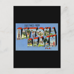 Gruß von Daytona Beach Florida Postkarte