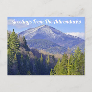 Gruß von den Adirondacks Postkarte