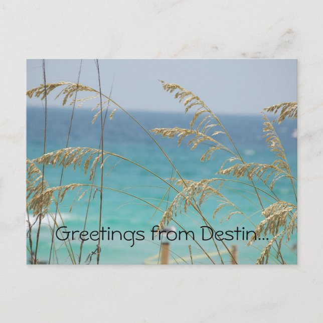 Gruß von der Postkarte Destin (Vorderseite)