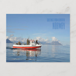 Gruß von der schönen Lofoten Norwegen Fotokarte Postkarte