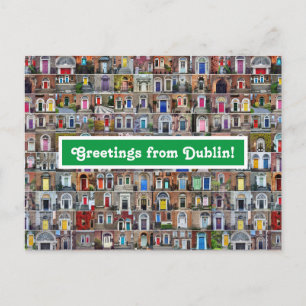Gruß von Dublin Postcard Postkarte