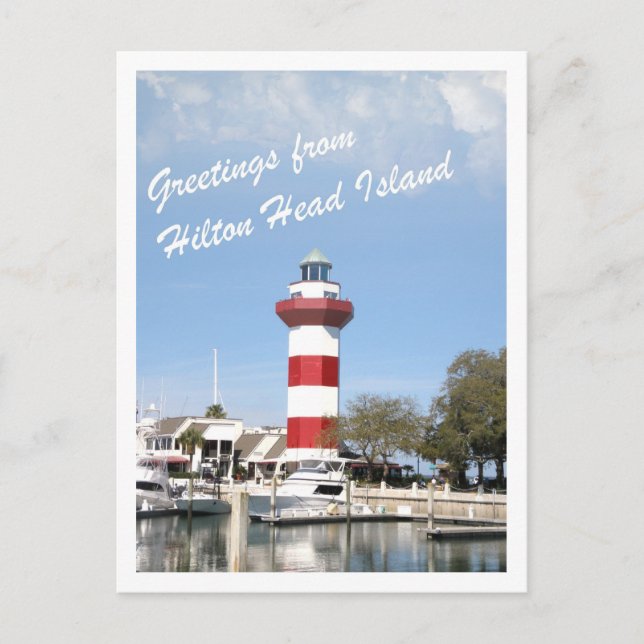 Gruß von Hilton Head Island Postkarte (Vorderseite)