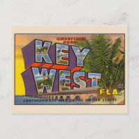 Gruß von Key West Large Letter Postcard