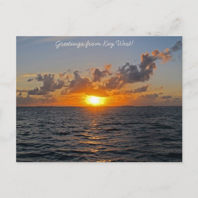 Gruß von Key West Postkarte (Vorderseite)