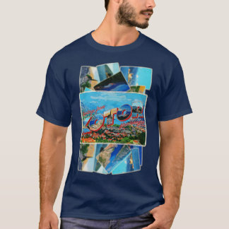 Gruß von Kotor in Montenegro Vintagen Stil r T-Shirt