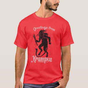 Gruß von Krampus, Fun Pre-Germanic Paganismus T-Shirt