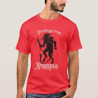 Gruß von Krampus, Fun Pre-Germanic Paganismus T-Shirt