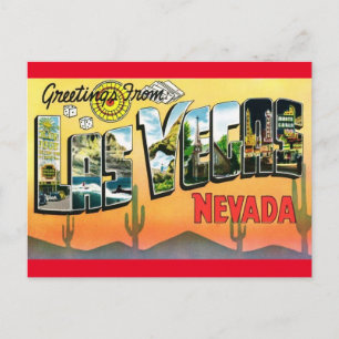 Gruß von Las Vegas Nevada Travel Postcard Postkarte