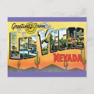 Gruß von Las Vegas Nevada Travel Postcard Postkarte