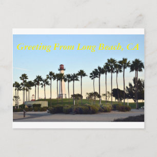 Gruß von Long Beach CA Postkarte