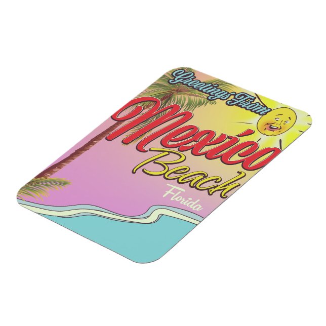 Gruß von Mexico Beach Florida Magnet (Linke Seite)