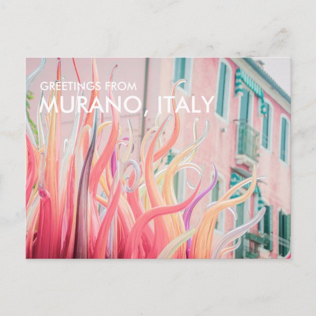 Gruß von Murano Italien Postcard Postkarte (Vorderseite)