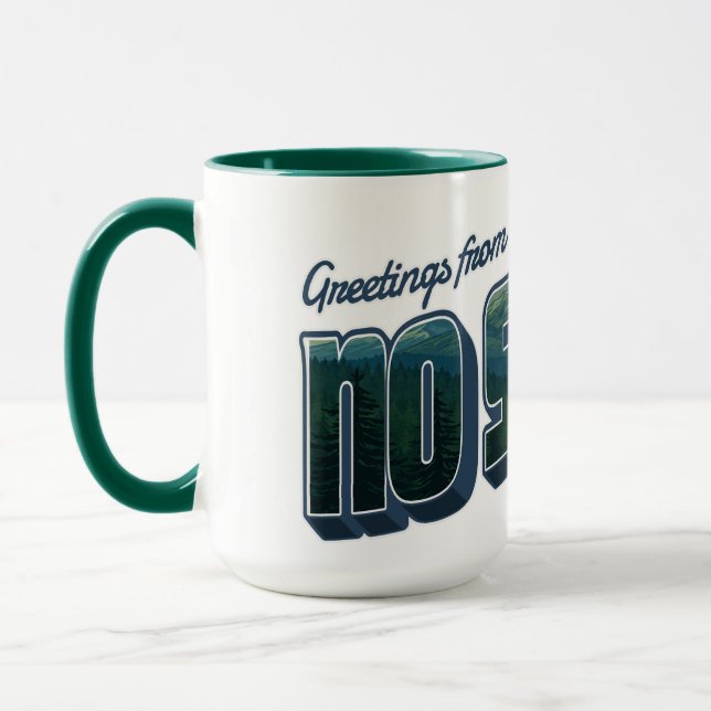 Gruß von No Signal Tasse (Links)