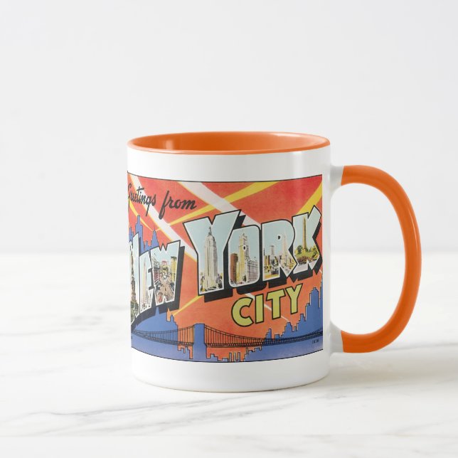 Gruß von NYC - Tasse (Rechts)