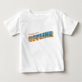 Gruß von Offline Baby T-shirt