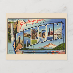 Gruß von Oregon Large Letter Postcard Postkarte