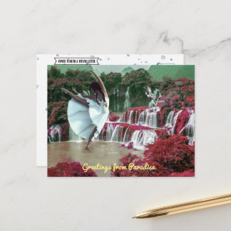 Gruß von Paradise Postcard Postkarte