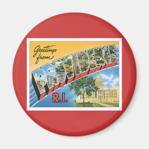 Gruß von Providence, Rhode Island Magnet