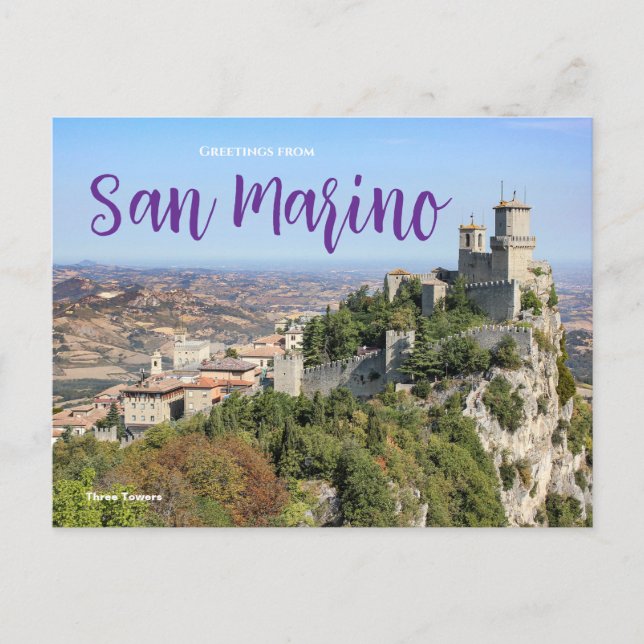 Gruß von San Marino Postcard Postkarte (Vorderseite)