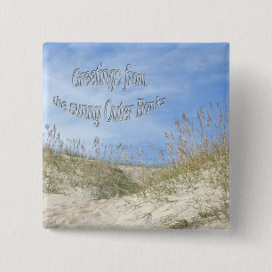 Gruß von sonnigen OBX-Seeziegen Button