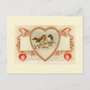 Gruß von Thy Valentine Feiertagspostkarte