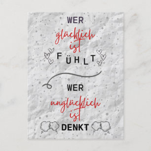 Grussarmut Postkarte