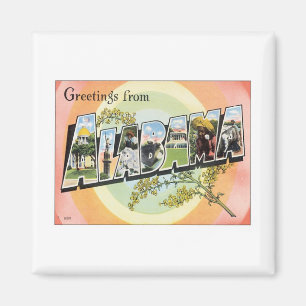 Grüße aus Alabama Magnet