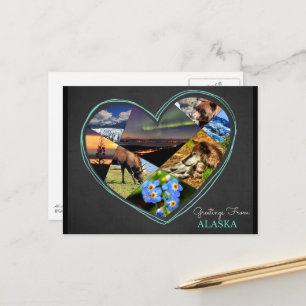 Grüße aus Alaska ♥ Postkarte