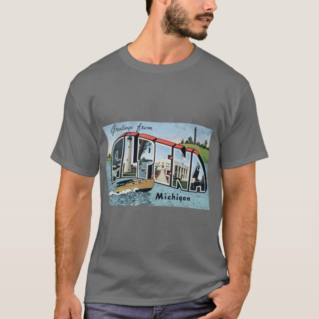 Grüße aus Alpena T-Shirt (Vorderseite)