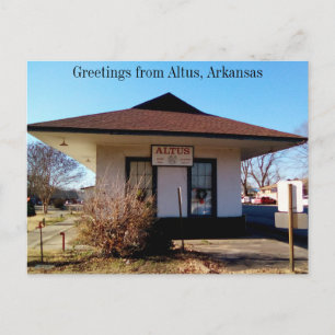Grüße aus Altus, Arkansas Postkarte
