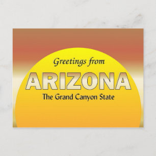 Grüße aus Arizona Postkarte