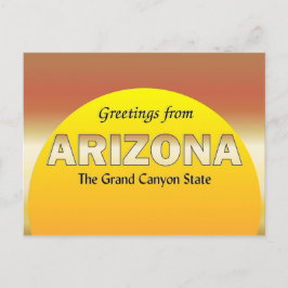Grüße aus Arizona Postkarte