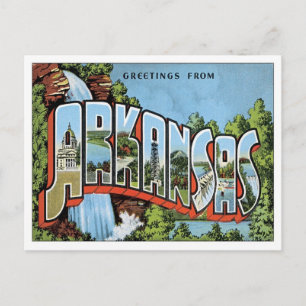 Grüße aus Arkansas Postkarte