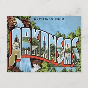Grüße aus Arkansas Postkarte