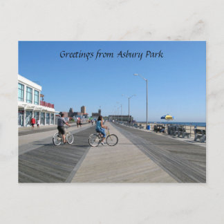 Grüße aus Asbury Park, NJ Postkarte