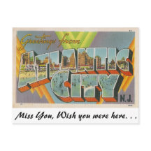Grüße aus Atlantic City, New Jersey