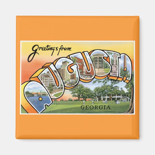 Grüße aus Augusta, GA! Magnet (Vorne)