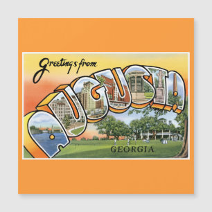 Grüße aus Augusta, GA! Magnetkarte
