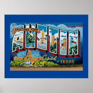 Grüße aus Austin, Texas Poster