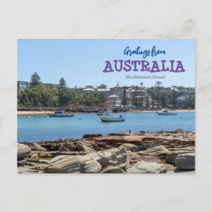 Grüße aus Australien MacMasters Beach Postcard Postkarte