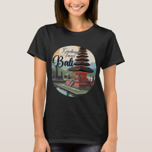 Grüße aus Bali Schild T-Shirt