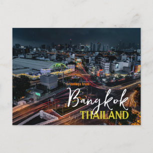 Grüße aus Bangkok Thailand Postkarte