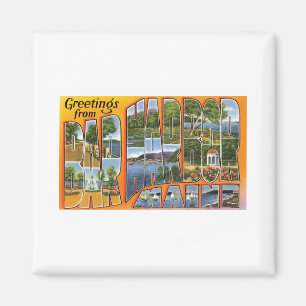 Grüße aus Bar Harbour, Maine Magnet