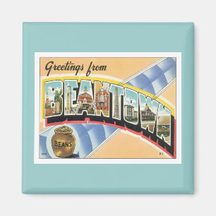 Grüße aus Beantown Boston Magnet