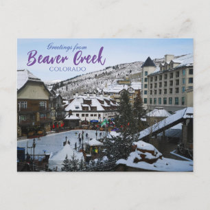 Grüße aus Beaver Creek Colorado Postkarte
